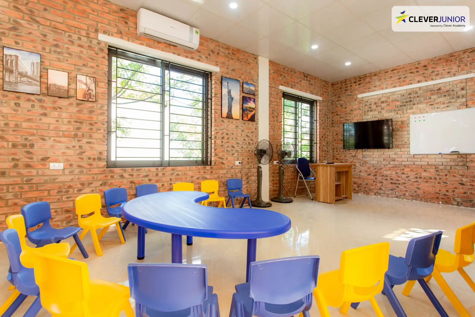 Không gian học tập tại Clever Junior Hà Tĩnh